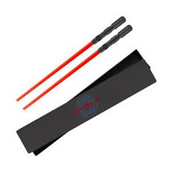 Paladone - Coppia Bacchette per sushi con astuccio - Lightsaber Star Wars
